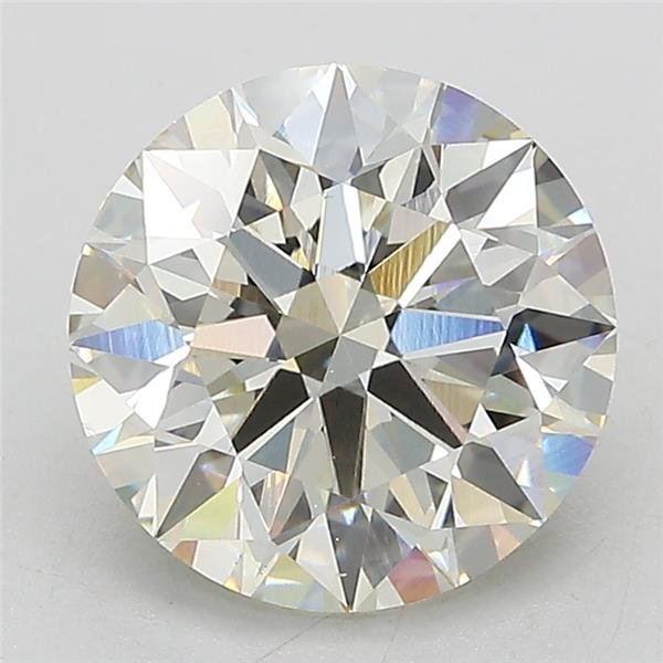3.07ct J VS1 Rare Carat Ideal Cut Round Lab Grown Diamond