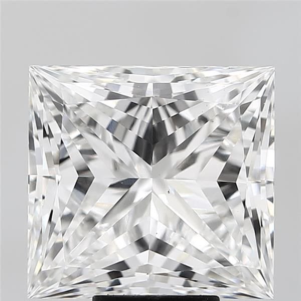 8.03ct F VS1 Very Good Cut Princess Lab Grown Diamond