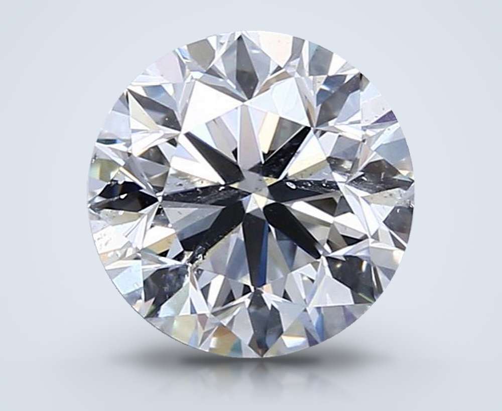2.50 Carat Round Natural Diamond