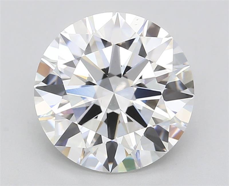 3.06ct E VS1 Rare Carat Ideal Cut Round Lab Grown Diamond