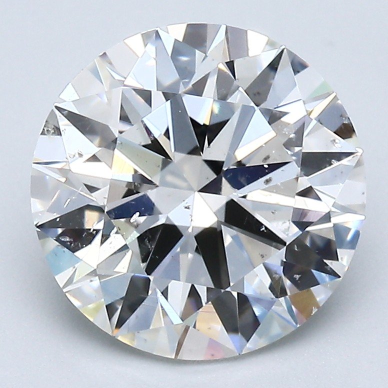 3.11ct H SI2 Rare Carat Ideal Cut Round Diamond