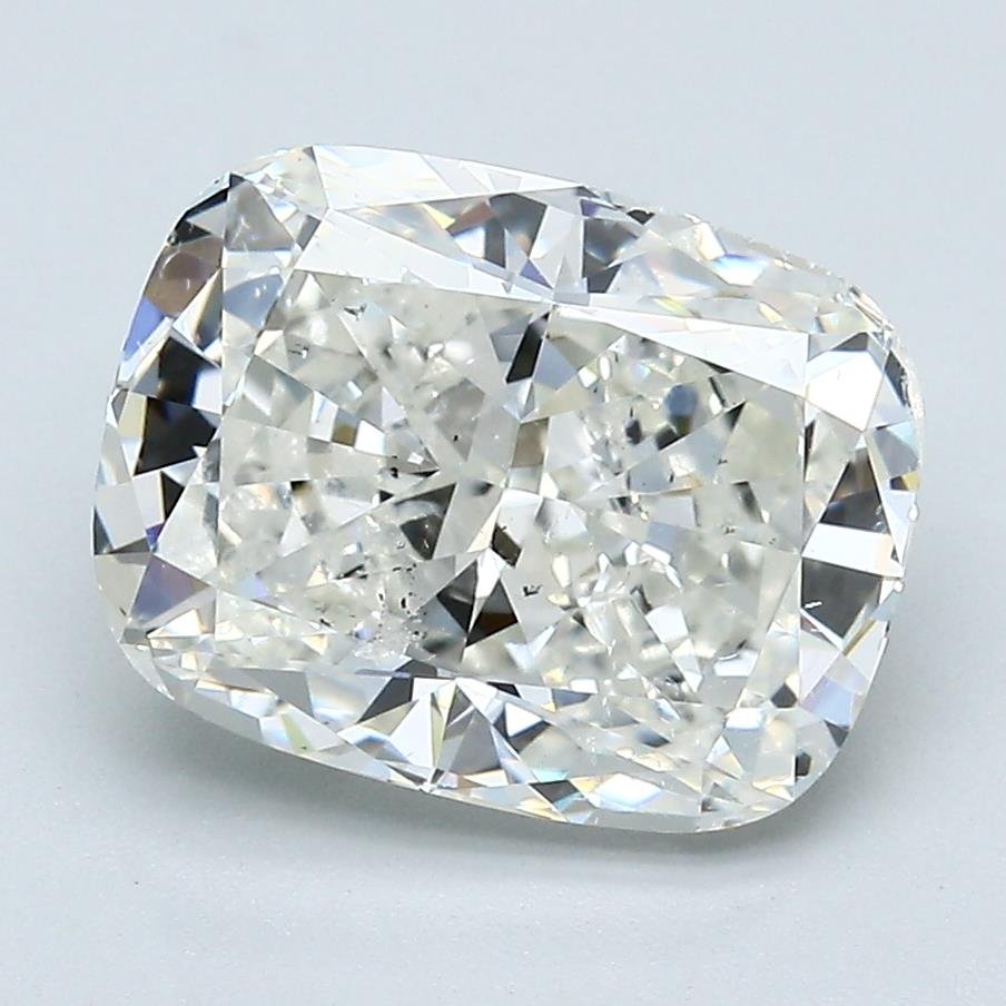 4.04ct J SI2 Rare Carat Ideal Cut Cushion Diamond