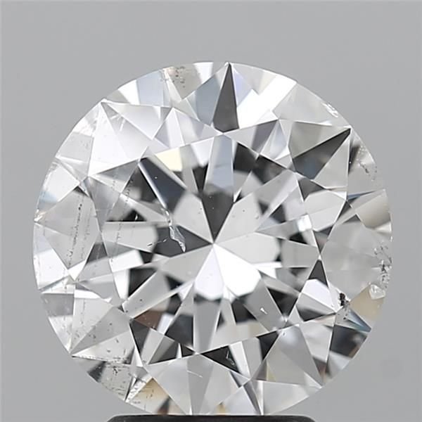 3.52ct E SI2 Rare Carat Ideal Cut Round Diamond