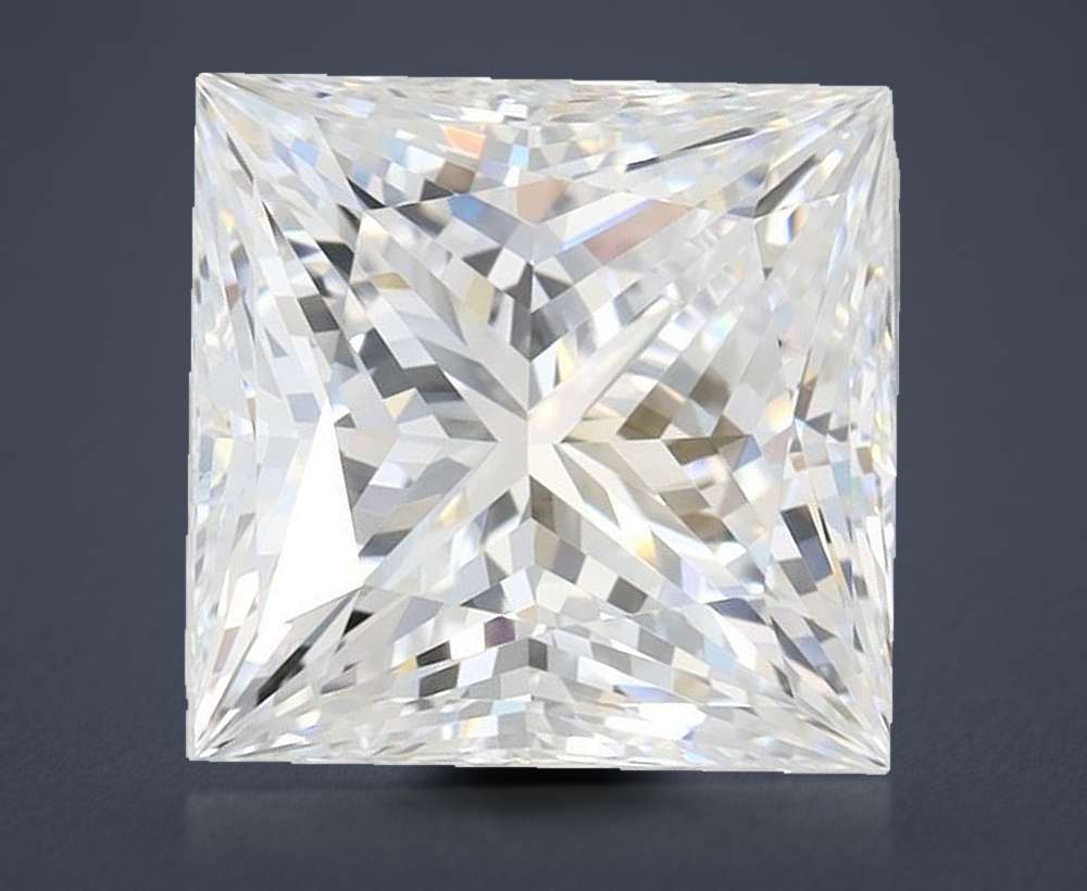 3.68 Carat Princess Lab Diamond