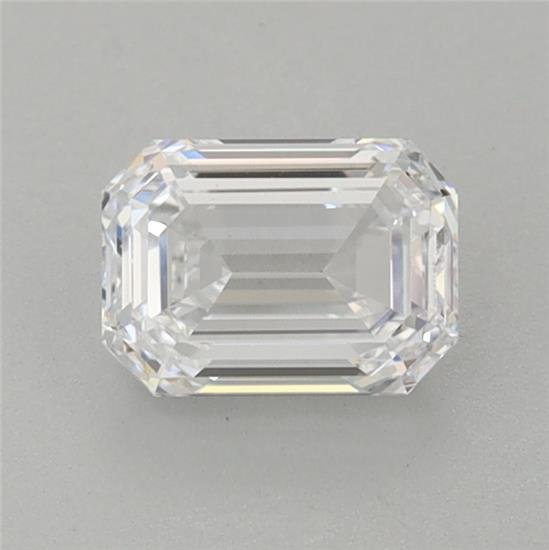 0.87ct D VVS1 Rare Carat Ideal Cut Emerald Lab Grown Diamond