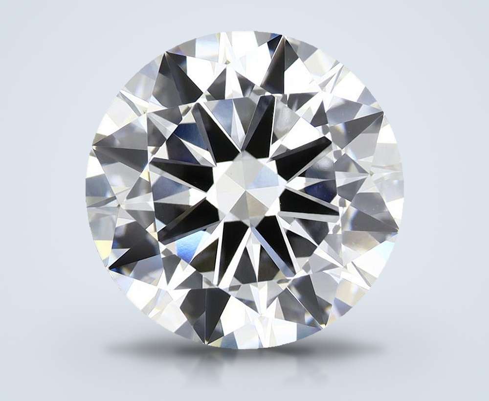6.82 Carat Round Lab Diamond