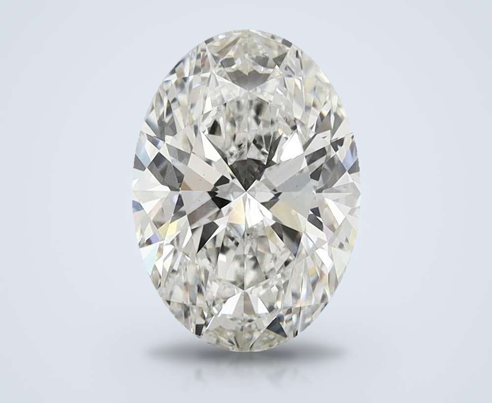 5.53 Carat Oval Lab Diamond