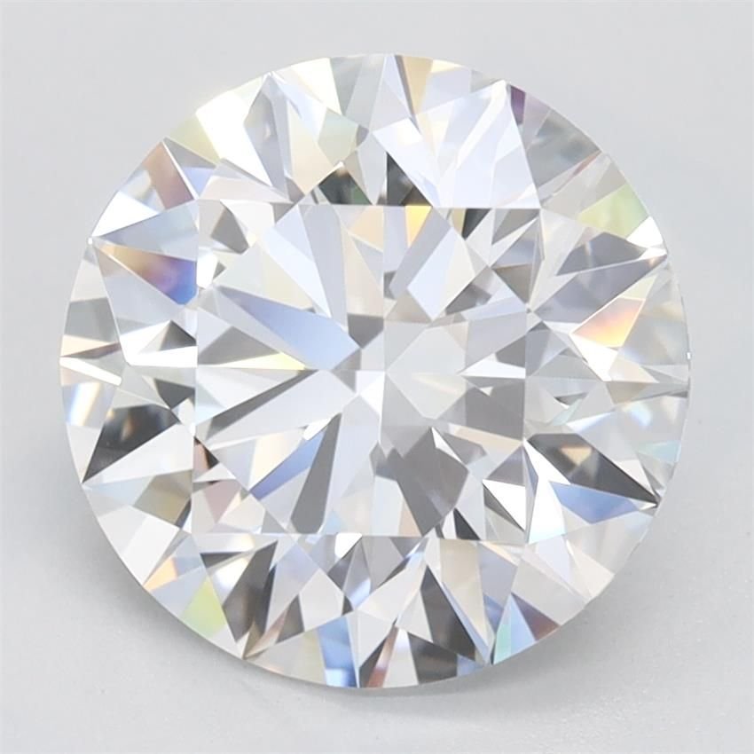 2.67ct D VVS1 Rare Carat Ideal Cut Round Lab Grown Diamond