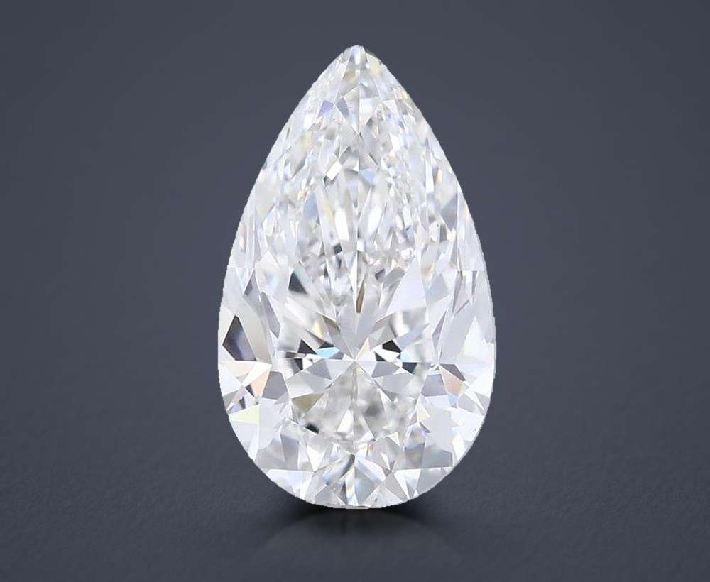 2.00 Carat Pear Lab Diamond