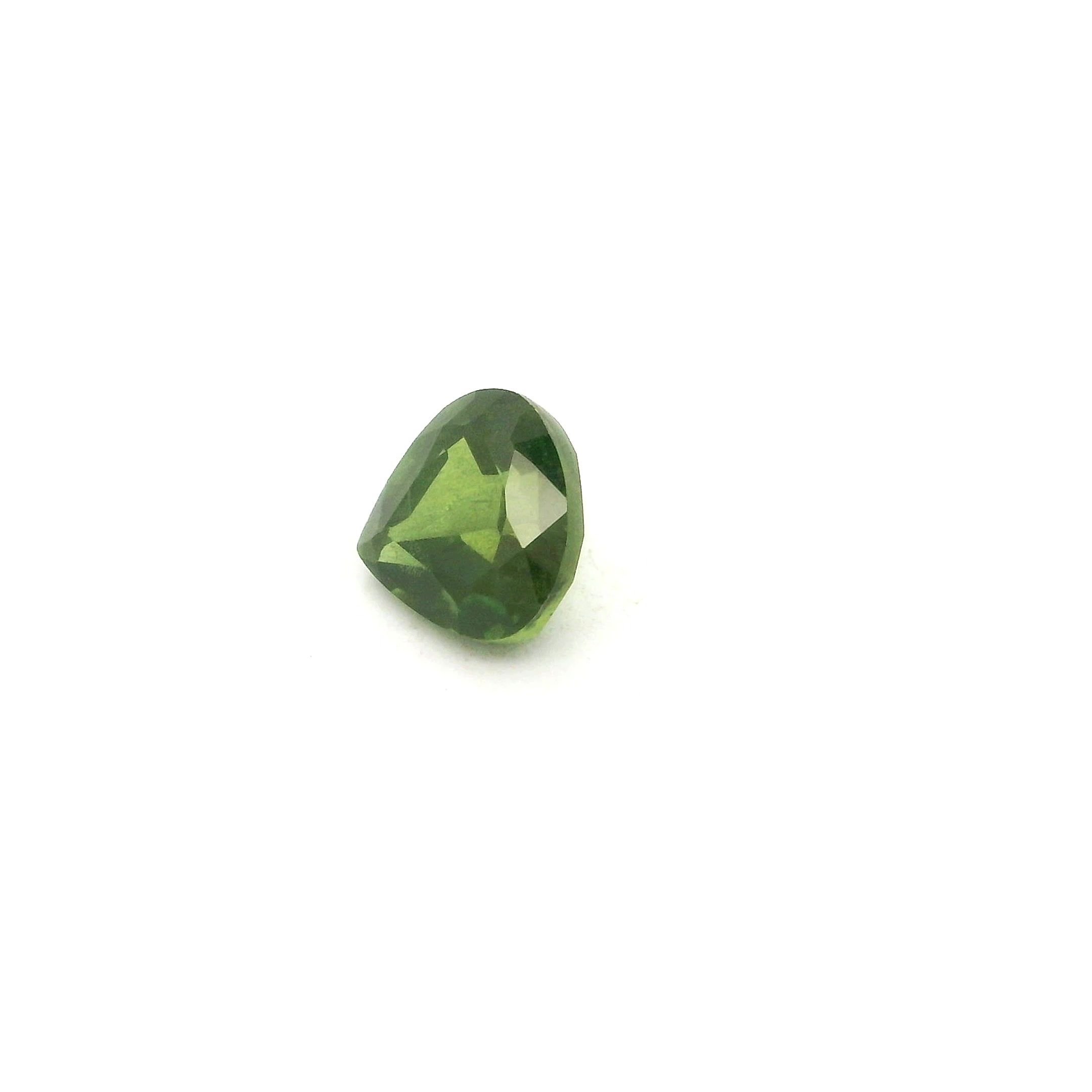 0.73 Carat Green Pear Sapphire