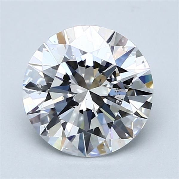 1.85ct D SI2 Rare Carat Ideal Cut Round Diamond