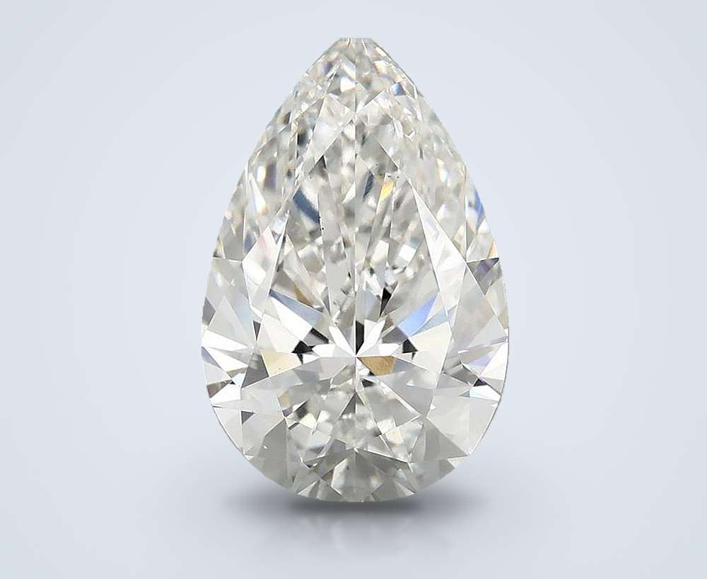 3.71 Carat Pear Lab Diamond