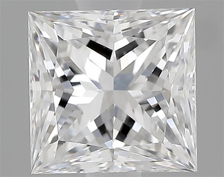 0.89ct E VS1 Rare Carat Ideal Cut Princess Lab Grown Diamond