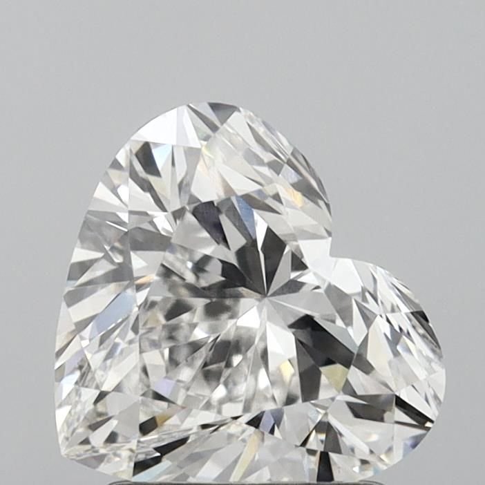 1.86ct F VVS2 Rare Carat Ideal Cut Heart Lab Grown Diamond