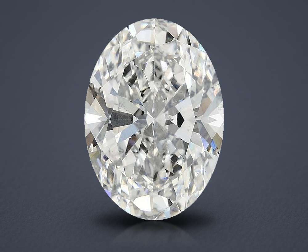 3.87 Carat Oval Lab Diamond