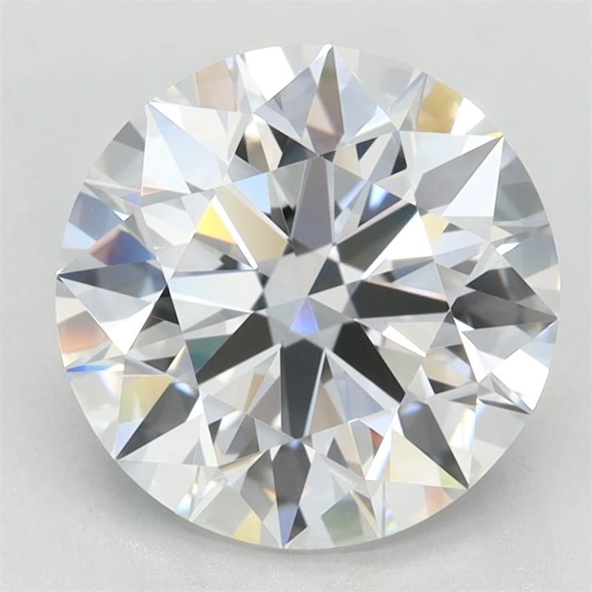 2.79ct D VVS1 Rare Carat Ideal Cut Round Lab Grown Diamond