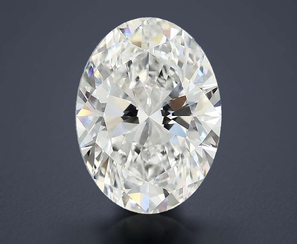 3.90 Carat Oval Lab Diamond
