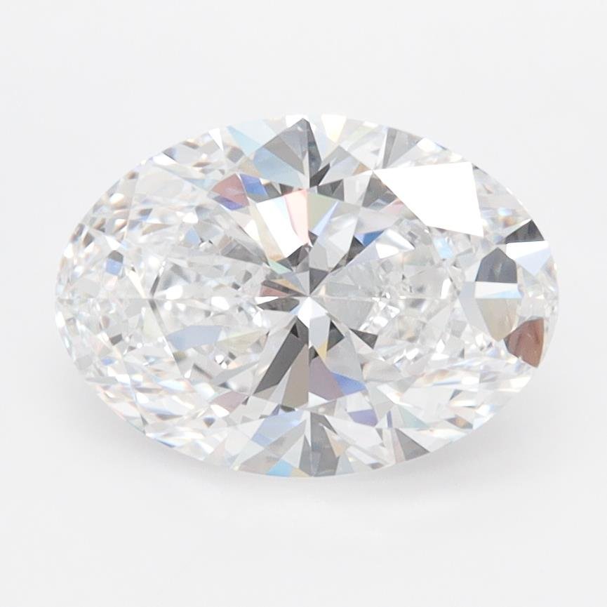 2.01ct D VVS1 Rare Carat Ideal Cut Oval Lab Grown Diamond