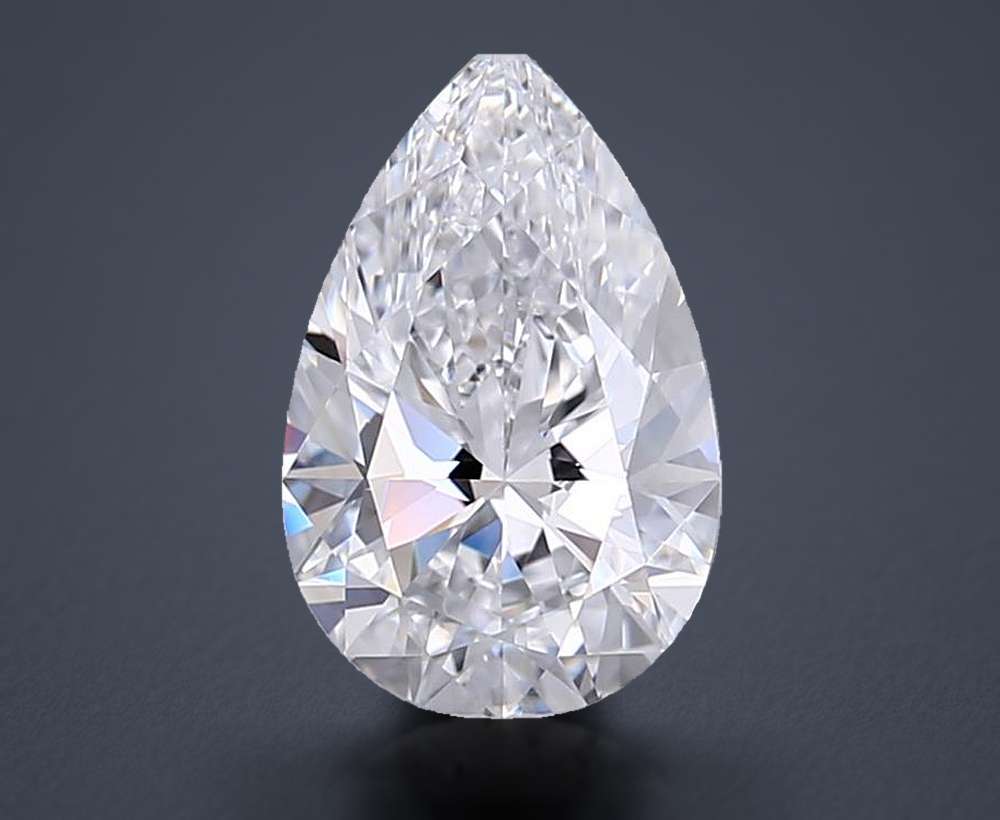 1.00 Carat Pear Lab Diamond
