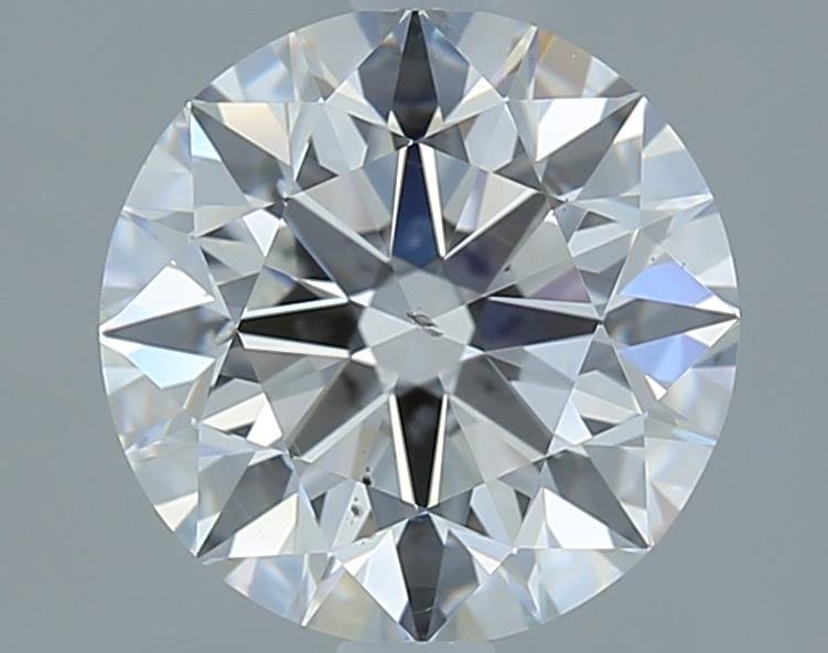 2.03ct F SI2 Rare Carat Ideal Cut Round Diamond