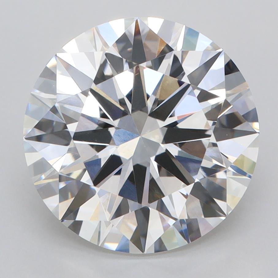 4.08 Carat Round Lab Diamond