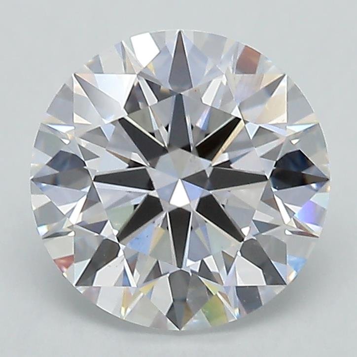 2.39ct D VS2 Rare Carat Ideal Cut Round Lab Grown Diamond