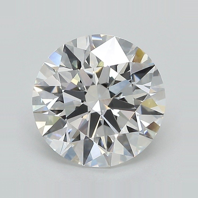 3.07ct D VVS2 Rare Carat Ideal Cut Round Lab Grown Diamond