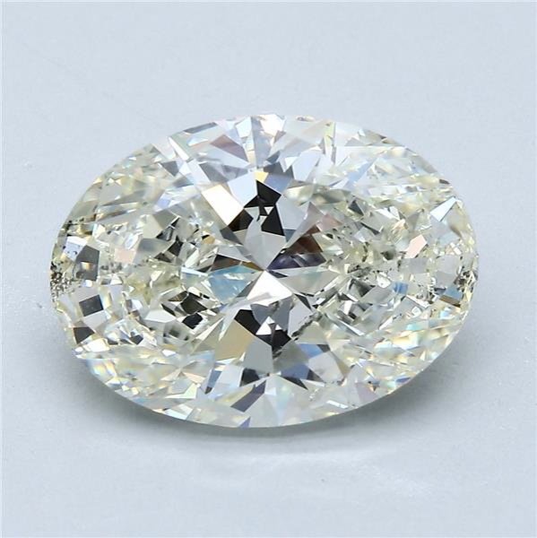 5.01ct K SI2 Very Good Cut Oval Diamond