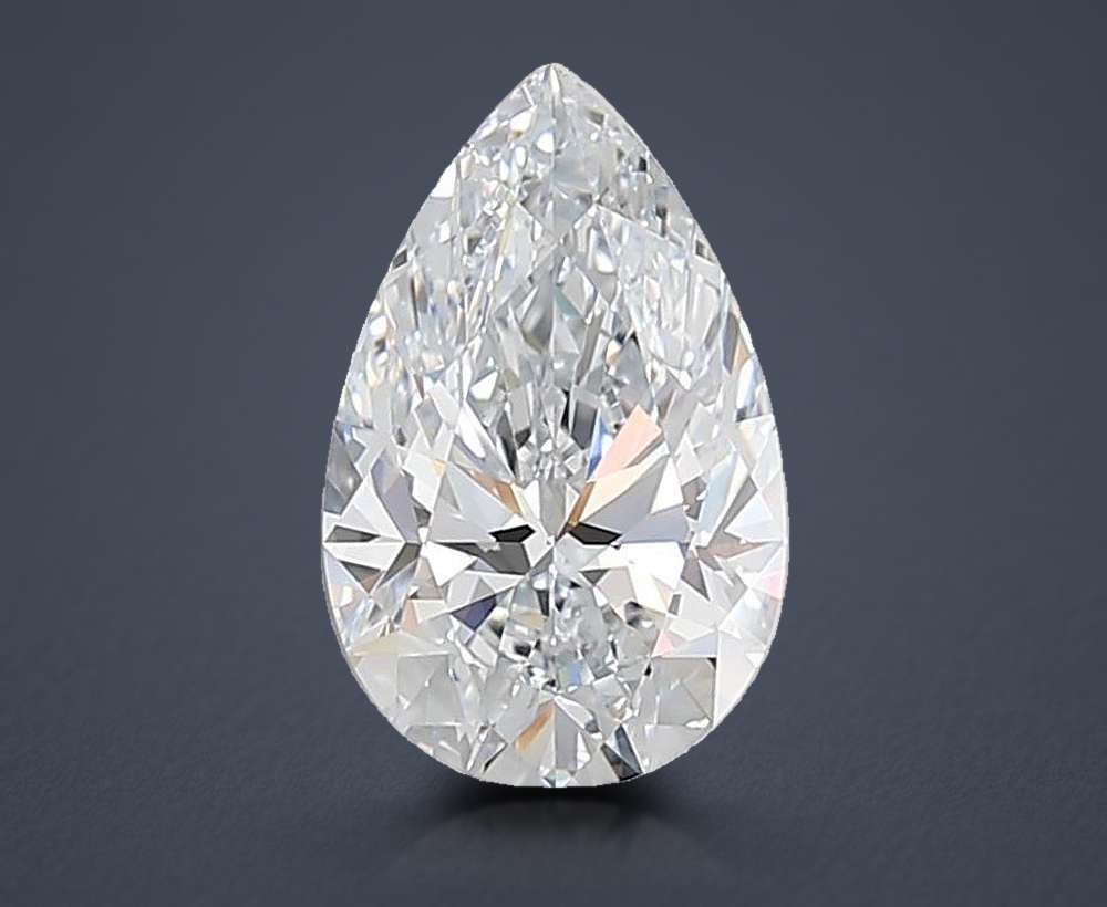 5.81 Carat Pear Lab Diamond