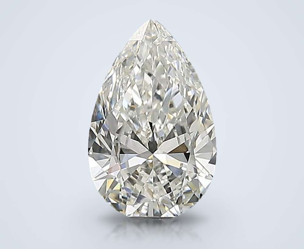 0.52 Carat Pear Natural Diamond