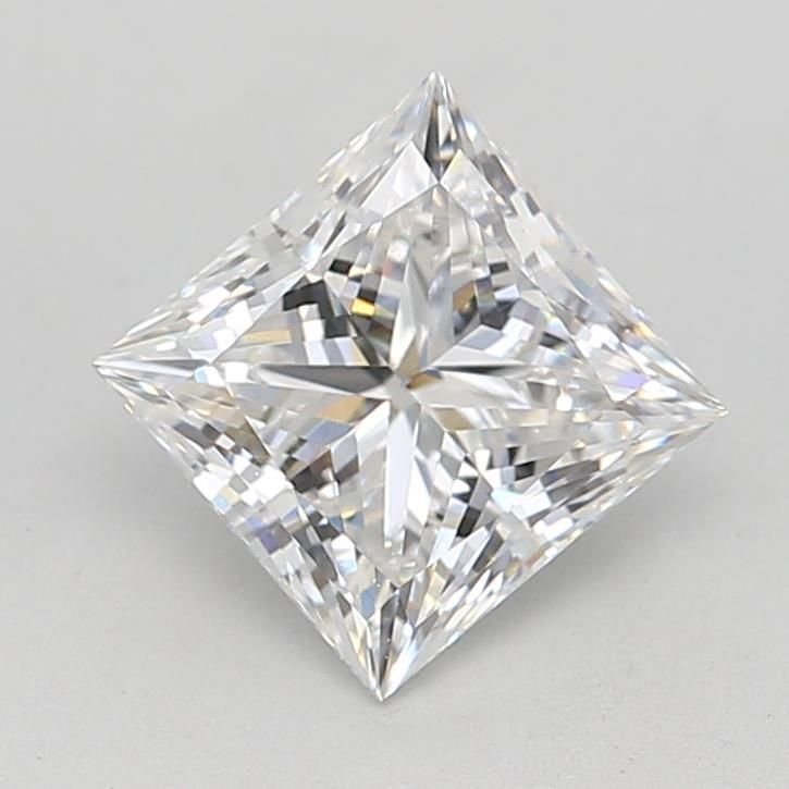 1.55ct E VVS2 Rare Carat Ideal Cut Princess Lab Grown Diamond