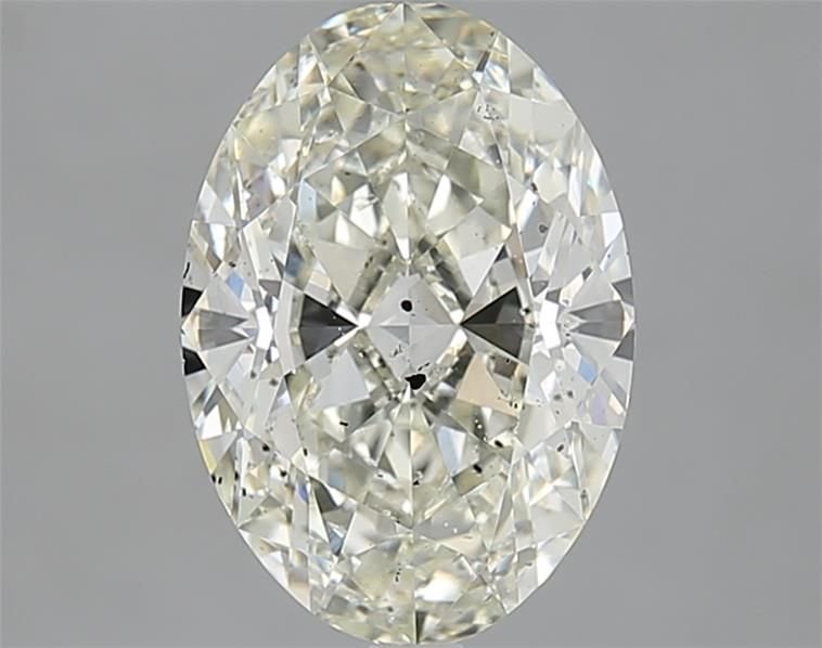 2.51ct J SI2 Rare Carat Ideal Cut Oval Diamond