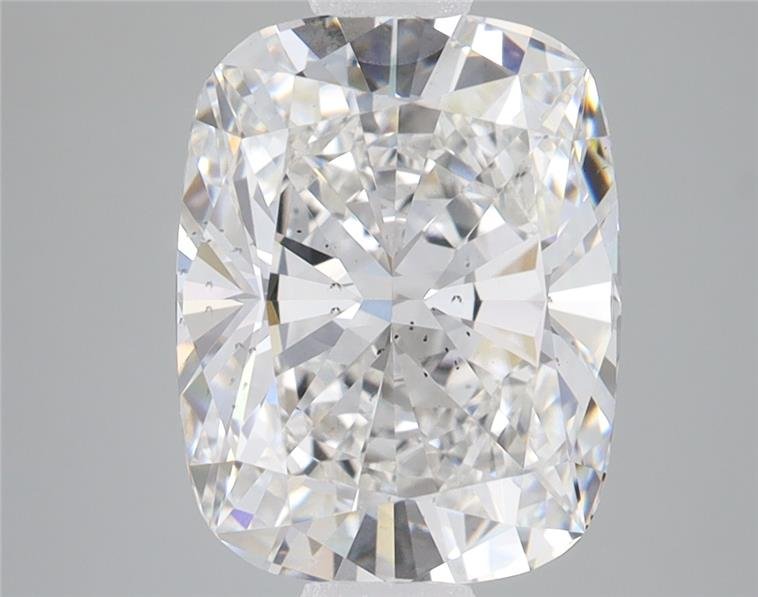 4.23ct F SI1 Rare Carat Ideal Cut Cushion Lab Grown Diamond