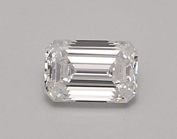 0.58ct D VVS2 Rare Carat Ideal Cut Emerald Lab Grown Diamond