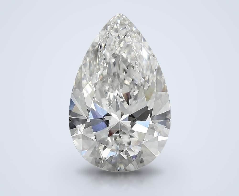 3.75 Carat Pear Lab Diamond