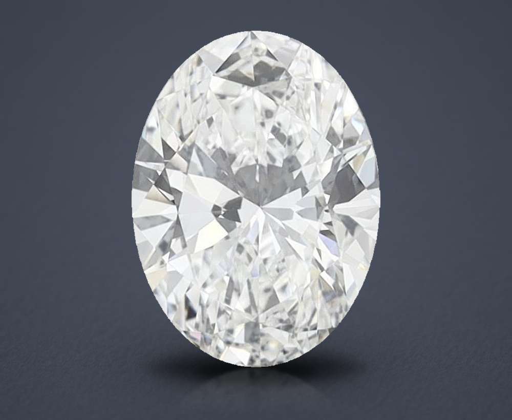 1.00 Carat Oval Lab Diamond
