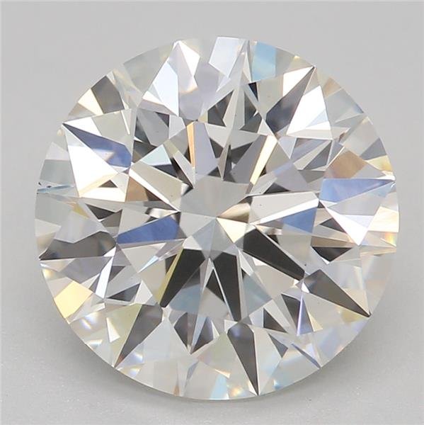 2.54ct F VS1 Rare Carat Ideal Cut Round Lab Grown Diamond