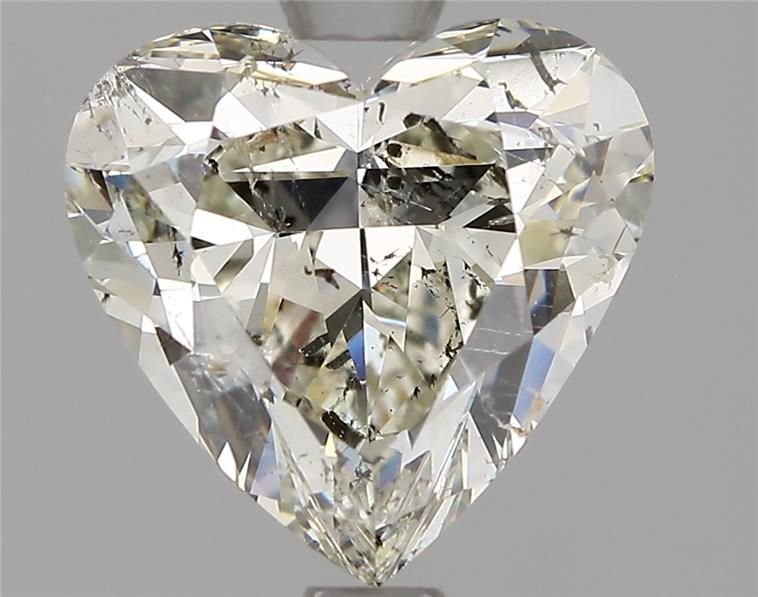 2.07ct K SI2 Rare Carat Ideal Cut Heart Diamond