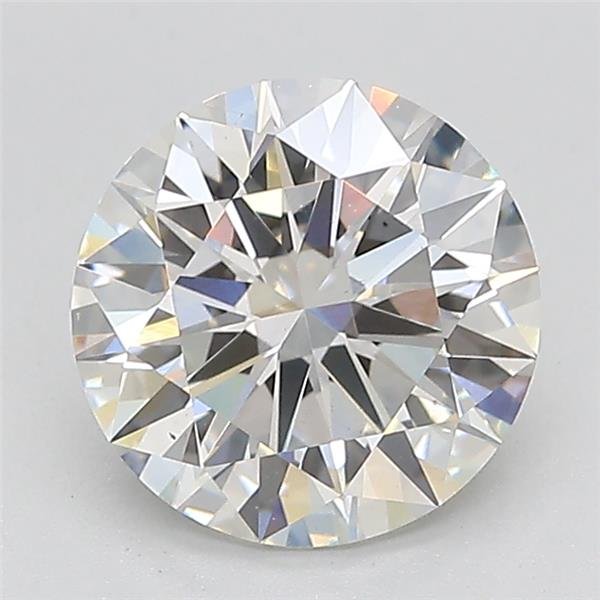 2.07ct F VS1 Rare Carat Ideal Cut Round Lab Grown Diamond