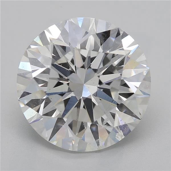 4.00ct G SI2 Rare Carat Ideal Cut Round Diamond