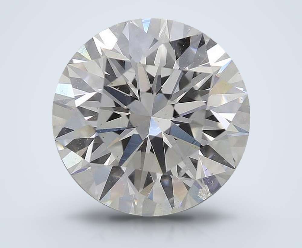 4.00 Carat Round Natural Diamond