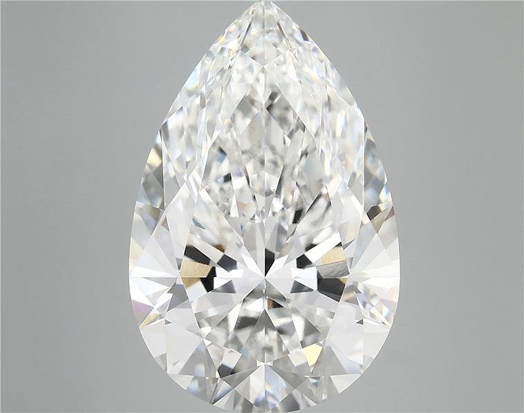 10.27ct F VVS2 Rare Carat Ideal Cut Pear Lab Grown Diamond