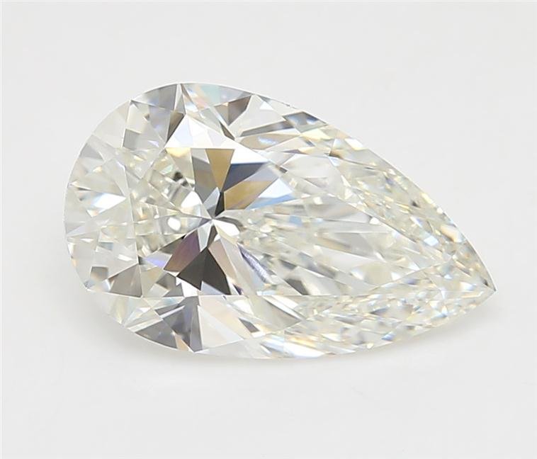 4.06ct G VVS2 Rare Carat Ideal Cut Pear Lab Grown Diamond