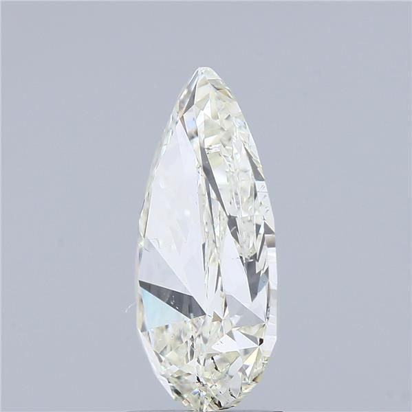 3.01ct K SI1 Rare Carat Ideal Cut Pear Diamond