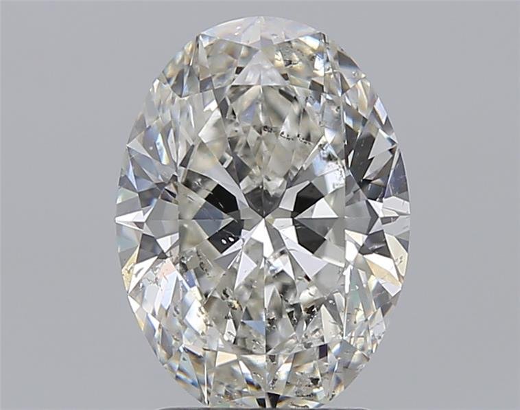 2.23ct H SI2 Rare Carat Ideal Cut Oval Diamond