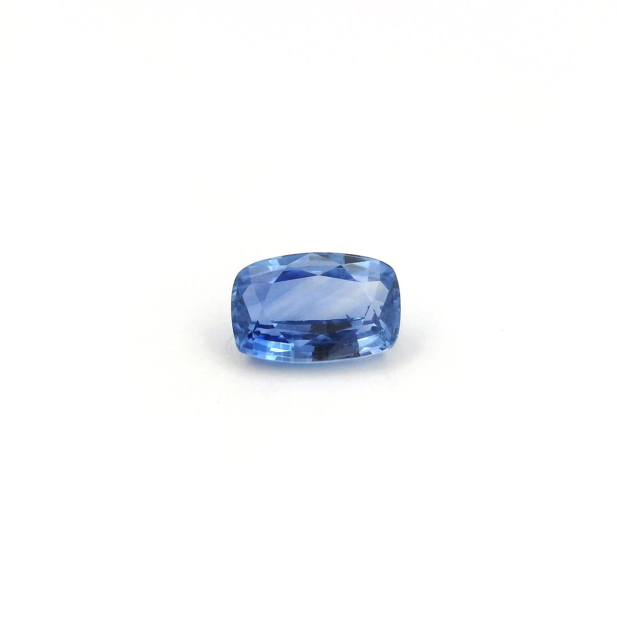 1.04 Carat Blue Cushion Sapphire