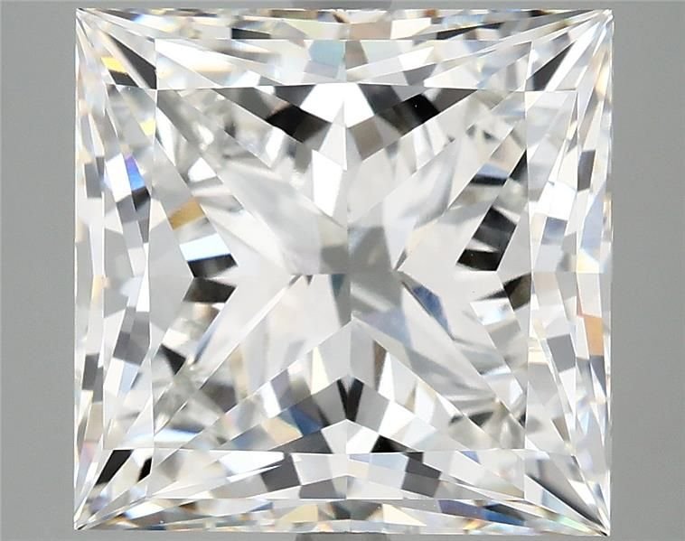 8.13ct E VVS2 Rare Carat Ideal Cut Princess Lab Grown Diamond