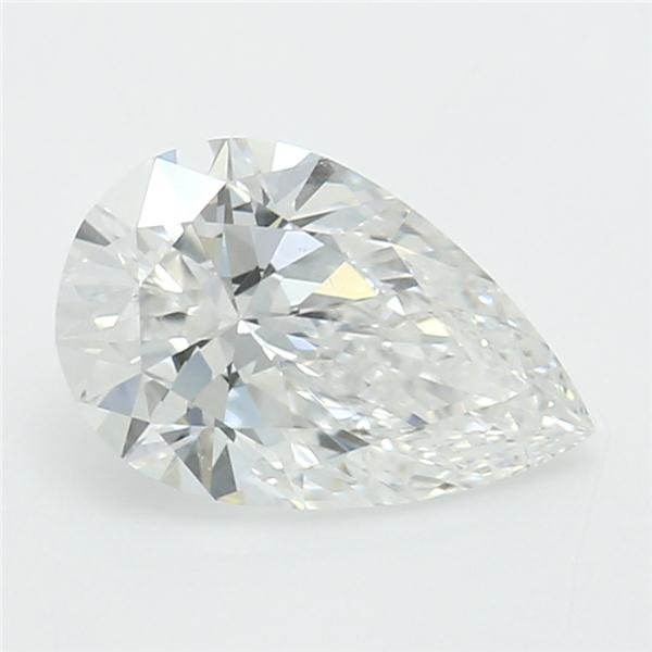 0.63ct E VVS2 Very Good Cut Pear Lab Grown Diamond