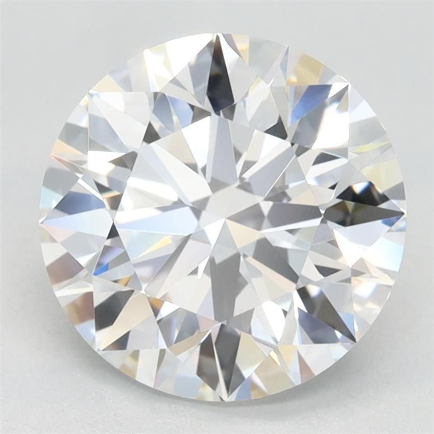 2.66ct D VVS1 Rare Carat Ideal Cut Round Lab Grown Diamond