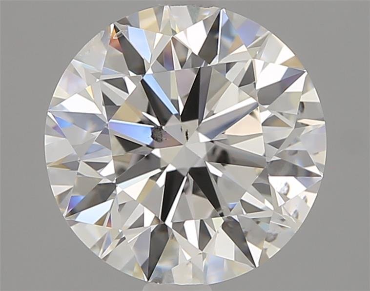 2.01ct F SI2 Rare Carat Ideal Cut Round Diamond